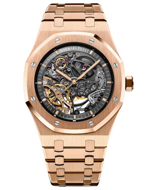 Luxury Replica Audemars Piguet Royal Oak Double Balance Wheel Openworked 15407OR.OO.1220OR.01 watch